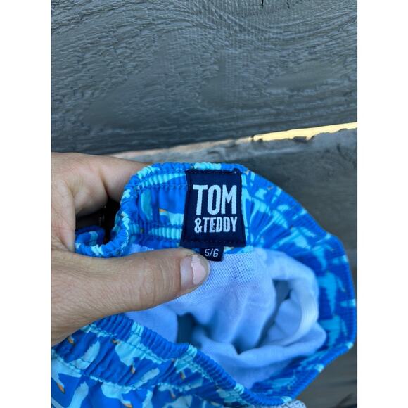 Tom & Teddy Australian swim trunks for boys.  Jellyfish print. Sz‎ 7/8 - Picture 5 of 5